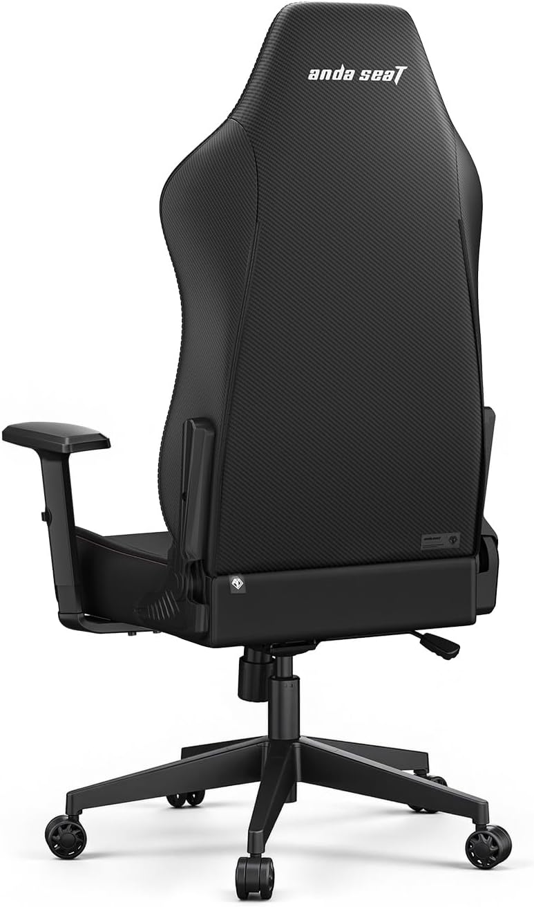 Anda Seat MANA Gaming Chair for Adults - Ergonomic Black Leather Game Chairs with Adjustable Armrest, Comfortable Office Chair with Lumbar Support, Heavy Duty Wide Computer Seat for Home & Work