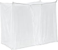 61x79x79 Inch Spacious Mesh Bed Curtain Canopy, Quick Setup Bed Drapes for Home Dorm Outdoor, Mosquito Net, Canopy, White