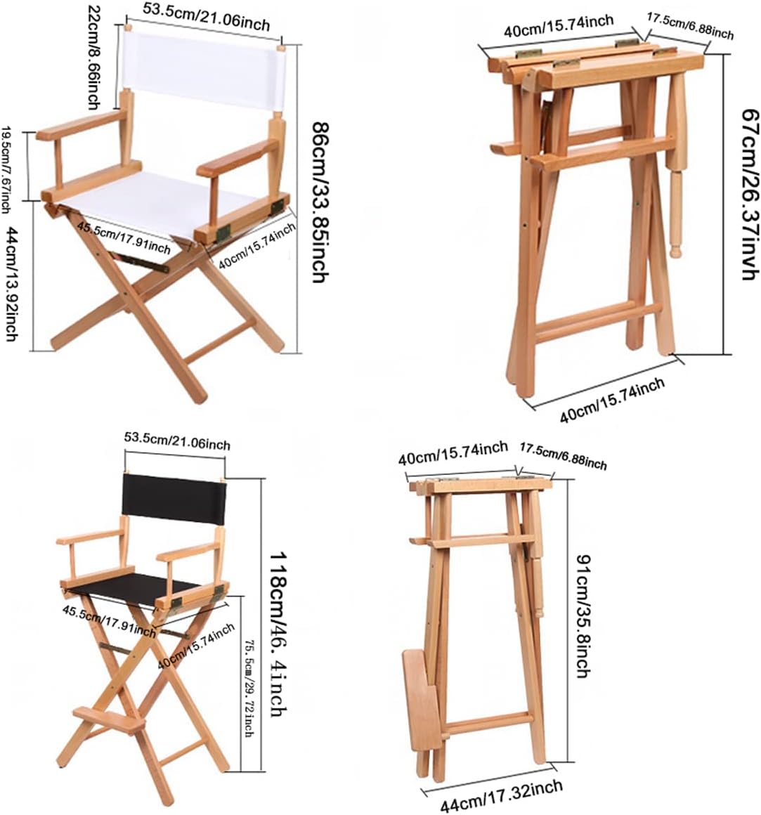 TBACW 1 Set (3pcs) 18''L X 15''W Directors Chair Canvas Replacement Director Chair Replacement Canvas with Round Fiberglass Stick for Directors Chairs Director Chair Covers Replacement Canva (Red)