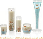 JQAQJU 1000 PCS Mini Sea Shells Small Starfish Mixed, 20 Kinds of Tiny Seashells Bulk for Crafting, Beach Natural Spiral Conch Shells for Crafts DIY Beach Theme Party Candle Decor Wedding Fish Tank