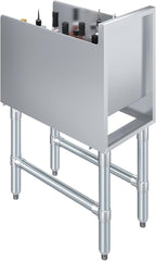 AmGood 22.5 in. x 12 in. x 30 in. Stainless Steel Four-Tier Liquor Display Rack
