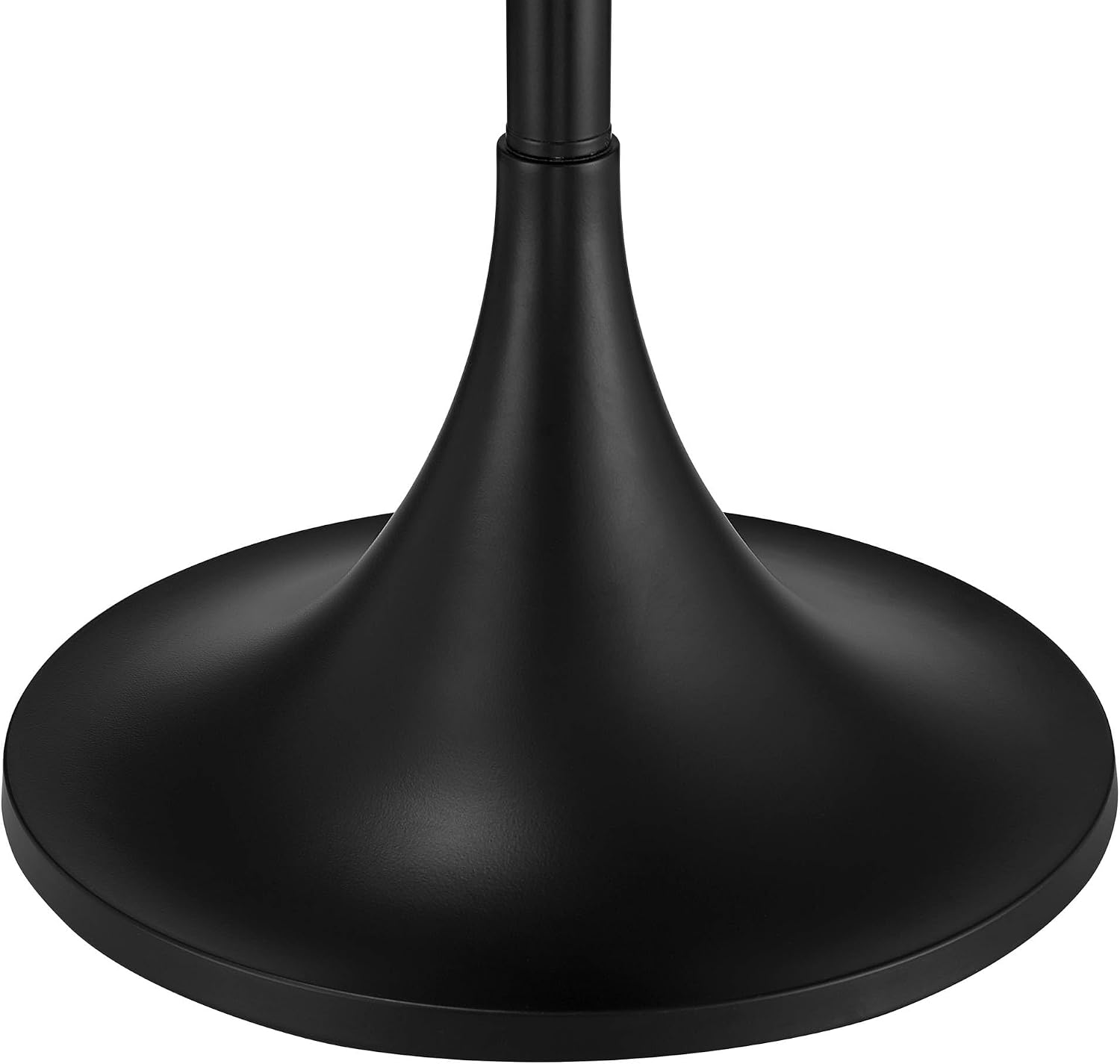 Studio 55D Studio 55 Mesita 24" End Table Black Marble Top with Black Finish Base