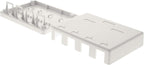 Networx® 4-Port Ethernet Keystone Jack Surface Mount Box, Unloaded, White