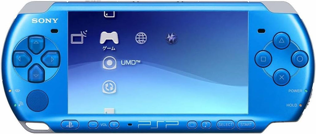 Sony Playstation Portable (PSP) 3000 Series Handheld Gaming Console System - Blue (Renewed)