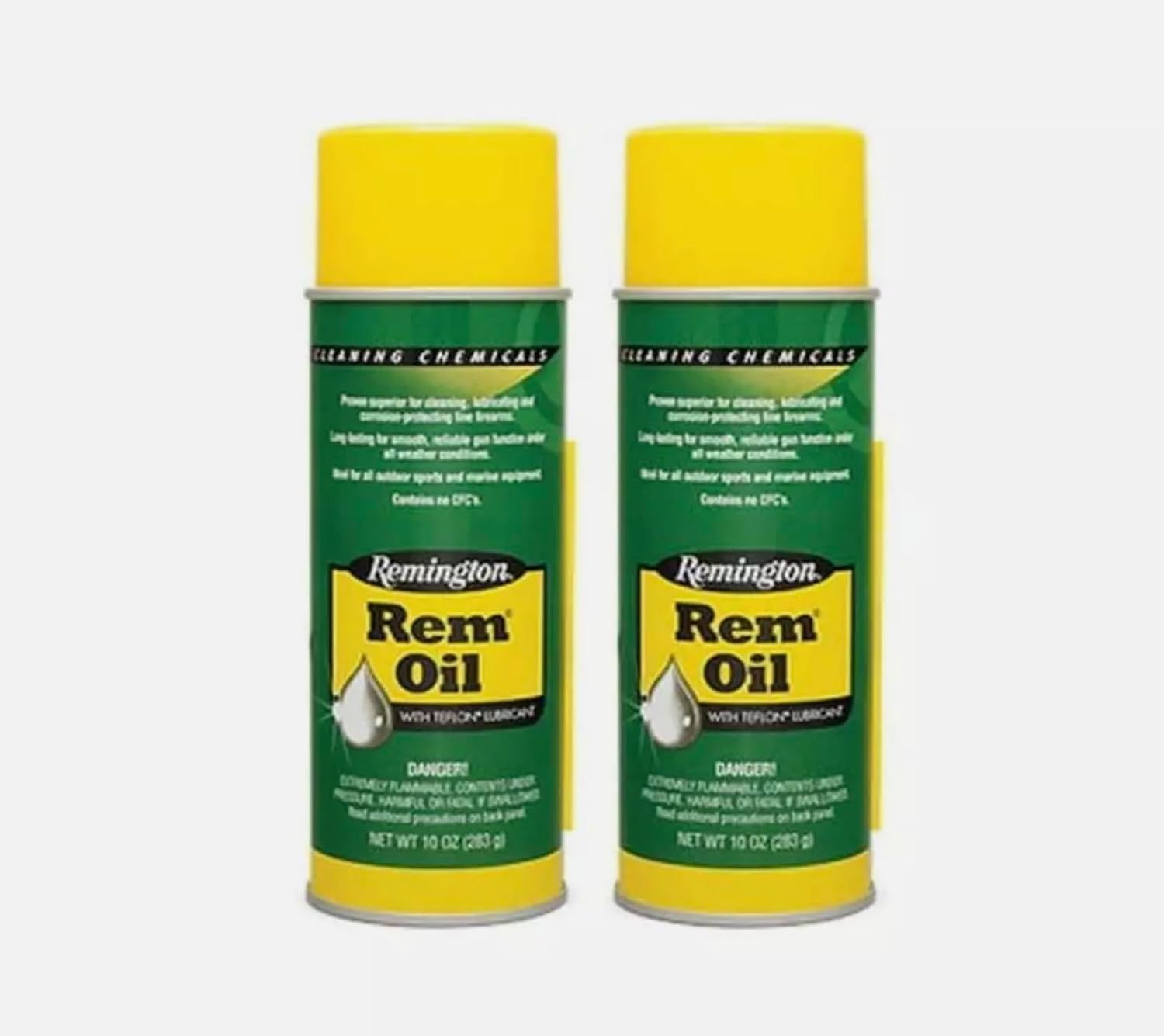 2 Rem Oil Spray Gun Aerosol Cleaning Lubricant, 10 Oz, 2 Pack