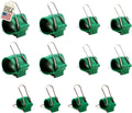 Reusable Garden & Cable Clips – Indoor/Outdoor Clamp Holders for Plants, Cords, Wires, String Lights, Trellis & Décor, Multi-Size 12 Green Pack (4 Small, 4 Medium, 4 Large)