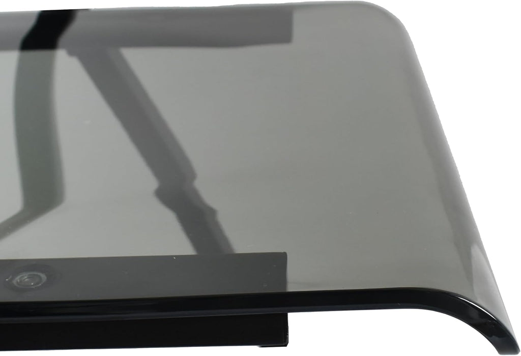 LeisureMod Transparent Acrylic Folding Chair Black Frame, Lightweight Iron Chrome Base, Comfortable Clear Desk Chair, No Assembly Needed (Set of 2) in Solid Black