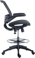 Harwick Evolve All Mesh Heavy Duty Drafting Chair, Dark Knight Edition