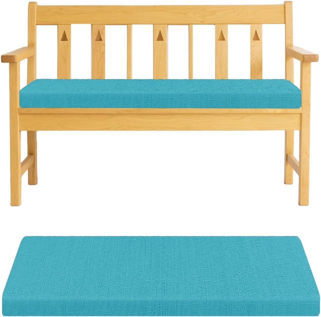 Outdoor Cushions for Garden Furniture 48/52/70.9x9.1x1.2in for Patio Furniture Kitchen or Dinin Bench, Comfortable Bench Seat Mat with Non-Slip Backing(@5,90x40x3cm/35.4x16x1in)