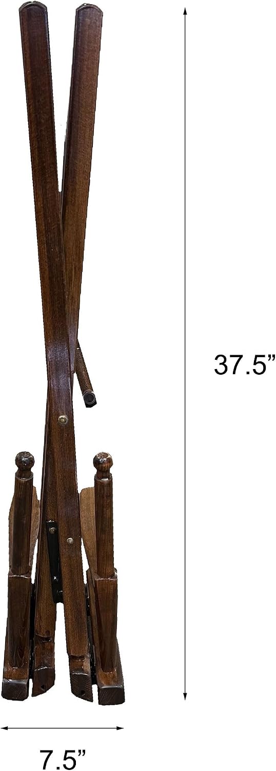 TLT Personalized Imprinted Contemporary 30 Inch Bar Height Walnut Frame Director's Chair - Black