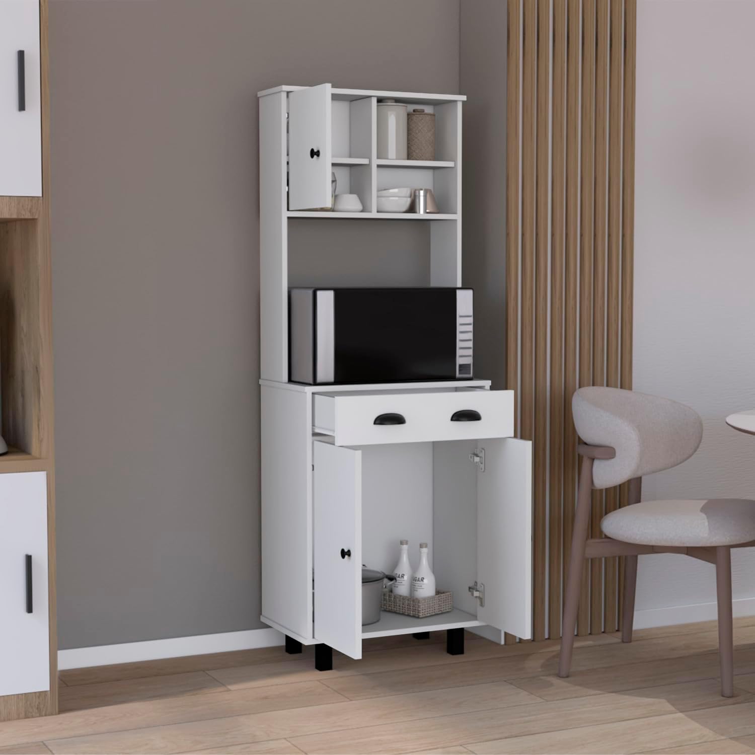Depot E-Shop Waco 67" H Kitchen Pantry - Organized Storage & Versatile Style