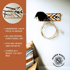Ryker Ranch Cowboy Hat Rack for Wall | Western Hat Rack for Cowboy Hats | Wood and Metal Cowboy Hat Holder for Wall with Southwestern Style | Cowboy Hat Hanger for Western Decor