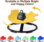 Sensory Spinning Chair for Kids with Autism & ADHD, Swivel Chair for Indoor/Outdoor Use, Sit and Spin Toys, Fish-Shaped Sensory Chairs for Autistic Children, Training Body Coordination (Yellow)