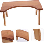 Bamboo Toilet Stool for Boys Girls Non-Slip Bathroom Step Stool Portable Potty Footstool for Easy Toilet Access