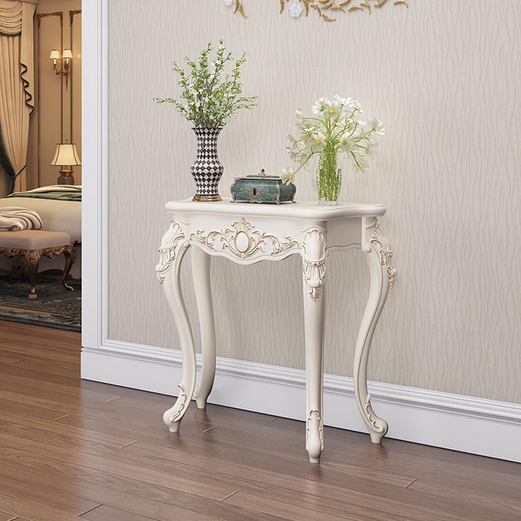 CHICKEN Entryway Furniture Table D'entrée Meuble Contre Le Mur Demi-Ronde Téléphone Décorative De Foyer Simple Hallway Side Table(47.24in)