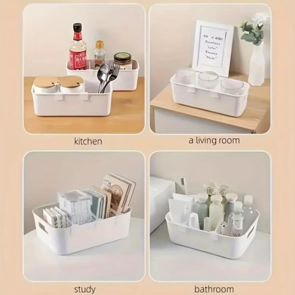 10 Pcs Thick Adjustable Transparent Refrigerator Side Door Organizers, Multifunctional Storage Space Saver Bins