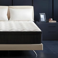 Moccona 12 Inch Full Size Mattresses, Memory Foam Hybrid Mattress in a Box with Independent Spring, Soft and Comfortable, Pressure Relief, CertiPUR-US Certified, Medium