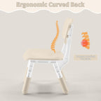 GITAWUSA Adjustable Kids Chair, 3 Level Height Adjustable Child Chair, Toddler Chairs for Children Boys Girls Age 2-8, Child Seat Set Suitable for Home Family Classroom Nursery Indoor Use (2-Pack)