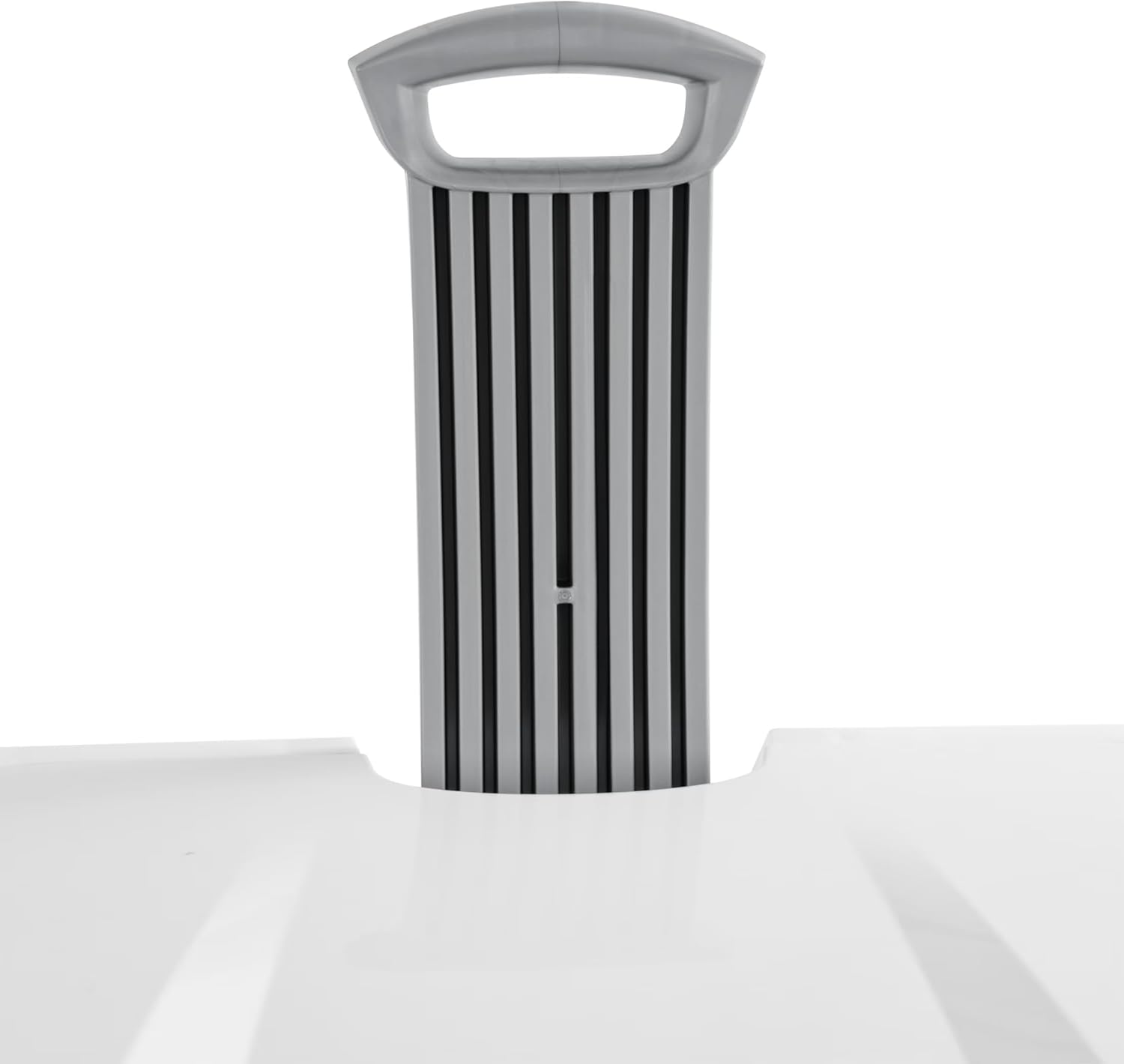 Wheeled Laundry Hamper, Plastic, 2 Bushel Capacity, Retractable Handle, Flip-Top Lid, Portable, for Apartments and Dorm Rooms