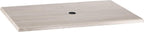30" x 48" White Ash, Indoor/Outdoor All-Season EnduroTop Table Top with Umbrella Hole