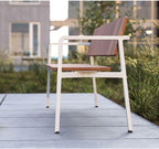 Patio Benches for Outdoors Park Chair Courtyard Garden Leisure Outdoor Bench Wrought Iron Plastic Wood Stainless Steel Simple Garden Benches for Outdoors