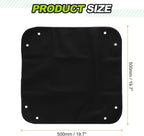 HARFINGTON Repotting Mat 19.7" x 19.7" Oxford Cloth Waterproof Plant Repotting Mat Foldable Portable Gardening Potting Tray with Plastic Buckle for Indoor Plant Change Soil, Black