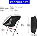 Foldable Camping & Fishing Lounge Chair | Portable Leisure Furniture for Beach, Picnic, Travel & Outdoor Relaxation(Short chair)