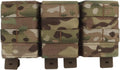 Triple Molle Mag Pouch 5.56 Tactical Open Top Magazine Holder Carrier with Quick Release Magazine Pouch Insert