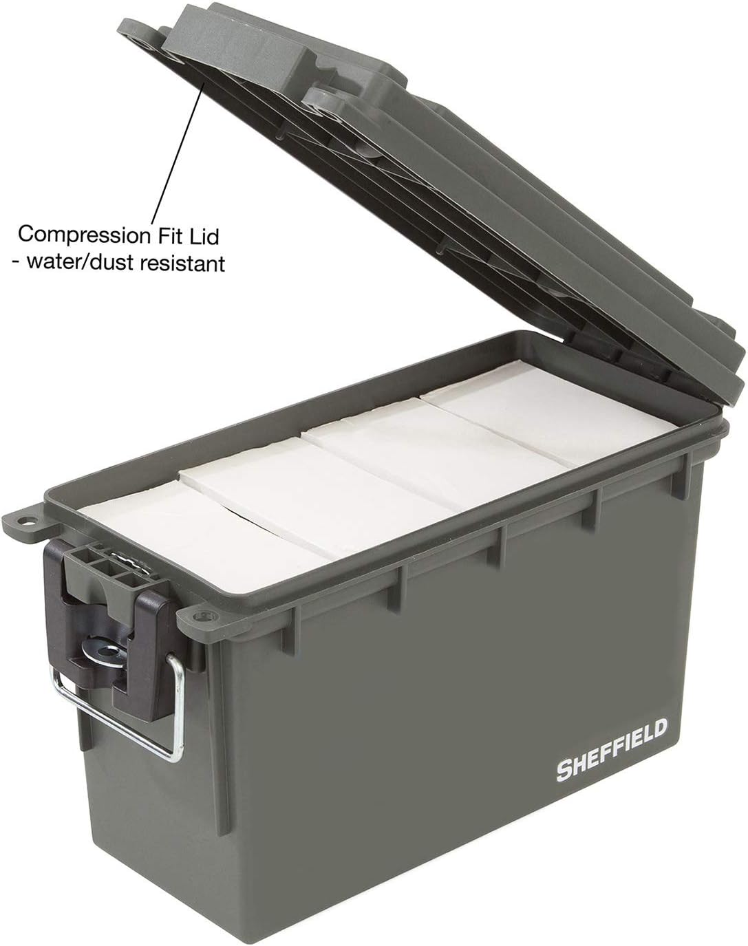 SheffieldField Box, Charcoal Black