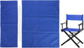 Uxsiya 2 Pcs Chair Canvas Replacement Canvass Director Chair Canvas Replacement for Daily Use Home Supplies Blue