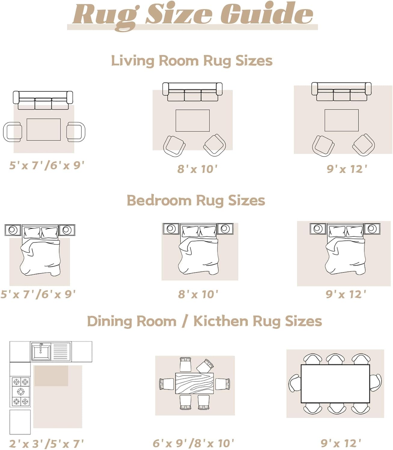 Area Rug 8x10 Washable Rug, Vintage Boho Medallion Rugs Non-Slip Soft Low Pile Large Distressed Rug Indoor Retro Carpet for Living Room Bedroom Dining Room Office Children's Room(Beige, 8'x10')
