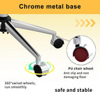 Chair, Desk Computer Chair ，with Armrests ，Ergonomic Office Chair for Home and Office, 17.32 x 22.83 x 35.43 inches, Multiple Colors (Brown)