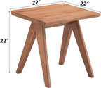 Natural Finish Accent Table