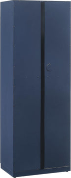 Crosley Furniture Isla Modern Kitchen Storage Pantry Cabinet with Shelves, Dining or Laundry Room, Navy