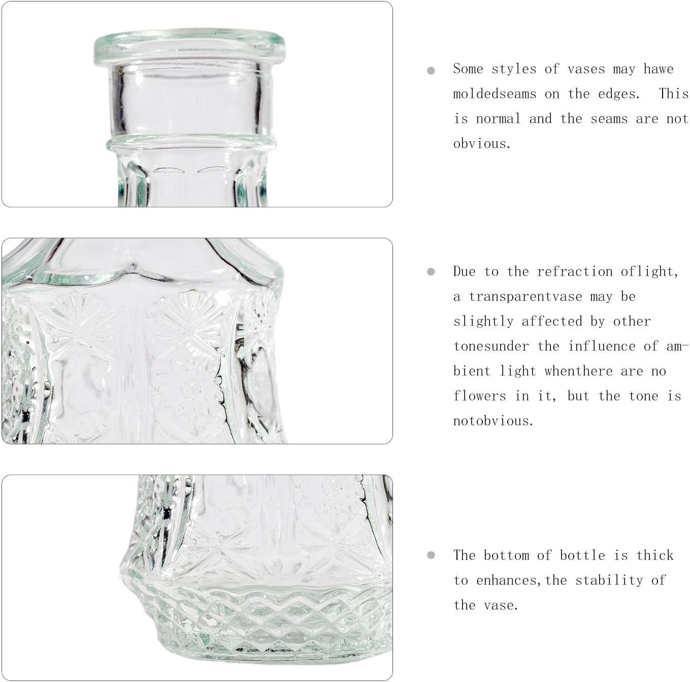 80 Pcs Bud Vase Set, Vases for Centerpieces, Cute Glass Bud Vases in Bulk, Small Vases for Flowers, Clear Vase Set for Wedding Decorations, Home Table Flower Décor