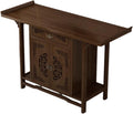 Solid Bamboo Buddha Altar Cabinet, Chinese Cabinet Pedestal Offering Table, Personal Shrine Altar Table, Easy Assembly, for Living Room, Bedroom, Office(39.4 * 15.7 * 31.5in)