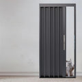 Aluminum Sliding Door with Lock - Retractable Barn Door Hardware Kit, Fits 61-177 cm, Temporary Simple Track Design, Ideal for Home and Office Spaces