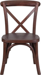 Flash Furniture HERCULES Series Kid's Mahogany Cross Back Chair