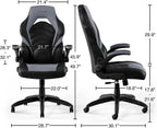 STAPLES Emerge Vortex Gaming Chair, Ergonomic, Adjustable Height, Swivel, Black