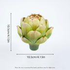 Notakia 3Pcs Green Large Faux Artichokes for Decoration Bowl Fillers Fake Fruit Artificial Artichokes that Look Real Realistic Fake Vegetable Decor for Home Kitchen Table Party Centerpiece