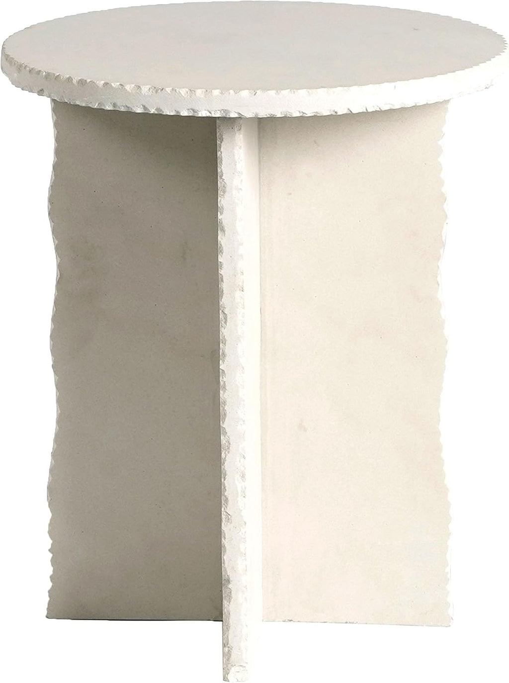 SAFAVIEH Couture Collection – Raybrook Stone Round Accent Table, Fully Assembled Mint Sandstone Side Table (SFV5785A)