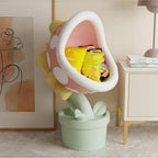 Modern Creative Side Table, Cute Snack Rack, Big-Mouthed Flower Decoration, Flower-Shaped Ornaments for Living Room, Entrance