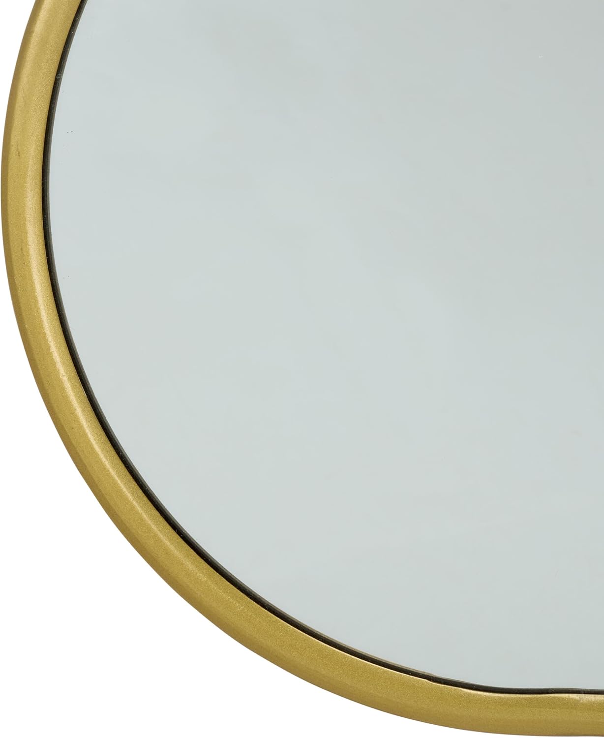 SAFAVIEH Home Collection - Ikaky Side Table, Gold Metal Base & Oval Mirrored Top (ACC5511A)