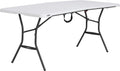 Lifetime 6-Foot Fold in Half Table, Light Commercial, White Granite