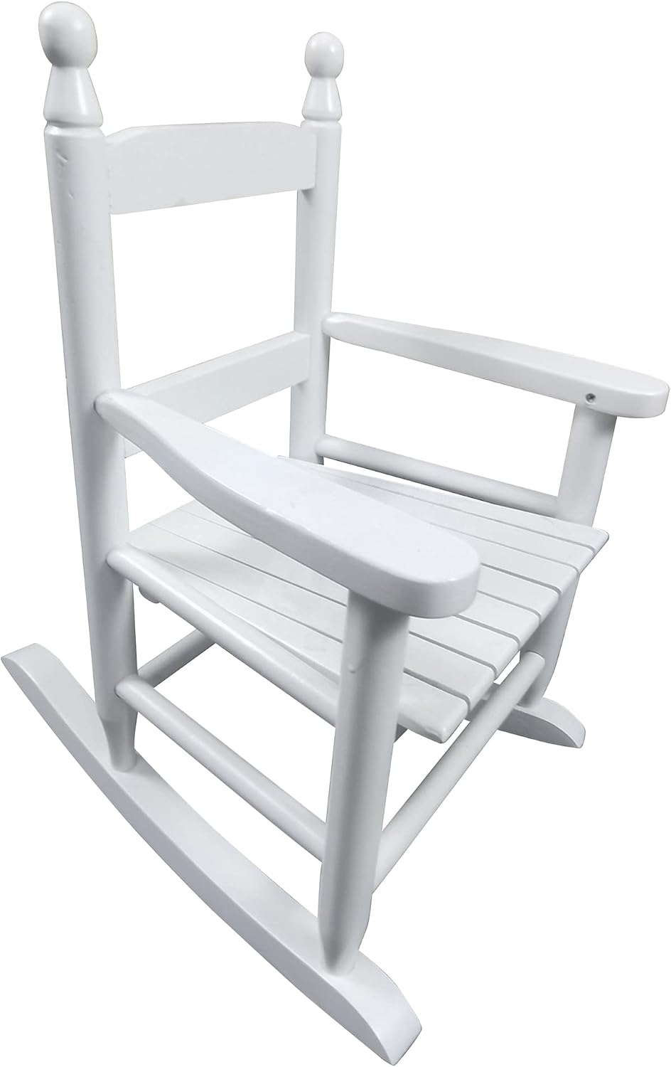 Children's Pink Wooden Rocking Chair - Indoor or Outdoor - Comfortable and Durable Home Leisure Rocking Chair