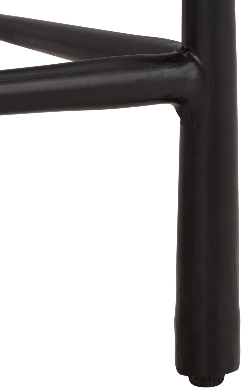 SAFAVIEH Furniture - Nadezhda Accent Table - White & Black - Marble Top Metal Side Table - Square Top Modern Design - Fully Assembled - Ideal for Living Room, Bedroom, 16"W x 16"D x 24"H (ACC3756A)