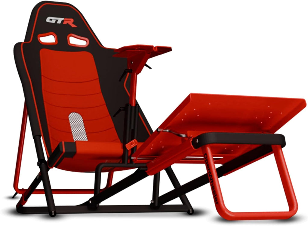 GTA Compact V2 Foldable Racing Simulator Cockpit Stake F1® Team Kick Sauber Edition (Red/Black)