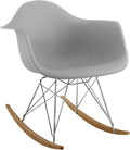MODHOLIC Eiffel Rocker Chair, Gray