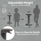 Adjustable Wobble Stool - Wobble Chair Middle and High School Students - Flexible Seating for Classrooms - Adjusts from 17" - 23"