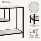 AT-VALY 3-Tier End Table,Nightstand for Living Room, Bedroom, Office, Bathroom (Black)